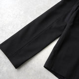 アン ドゥムルメステール クロス刺繍 シングル テーラードジャケット ブラック - NEWSED