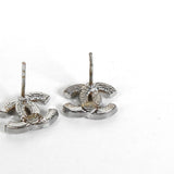 シャネル ココマーク ラインストーン ピアス シルバー レディース - NEWSED