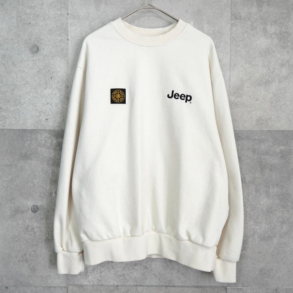 ジープ ロゴ ワッペン スウェット アイボリー