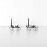 シャネル ココマーク クリア ピアス シルバー - NEWSED