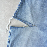 エムエムシックス メゾン マルジェラ スラッシュディティール デニム ジーンズ ブルー - NEWSED