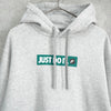 Nike box logo hoodie grey