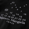Maison Margiela 女士黑色徽标刺绣短款卫衣