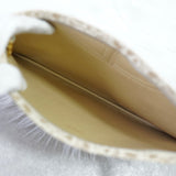 ディオール トロッター キャンバス / レザー セミショルダーバッグ ベージュ / ブラウン - NEWSED