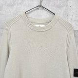 ストーンアイランド クルーネック ウール ニット アイボリー メンズ - NEWSED