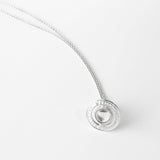 ヴィヴィアン ウエストウッド オーブ ラインストーン クリア シルバー ネックレス - NEWSED