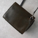 ヴィヴィアン ウエストウッド オーブ レザー ショルダーバッグ ダークブラウン - NEWSED