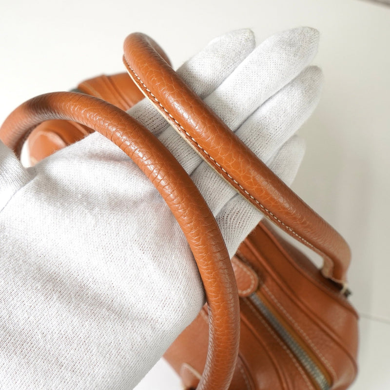 ロエベ センダ レザー ハンドバッグ ブラウン | ブランド古着を扱う