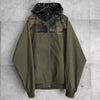 ステューシー カモ柄 ジップアップ ナイロンパーカー カーキ