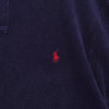 Polo Ralph Lauren 徽标毛圈布短袖 Polo 衫（海军蓝）