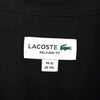 Lacoste 黑色徽标贴片长袖衬衫