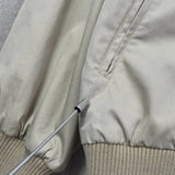 ラコステ リバーシブル ロゴパッチ チェック柄 スウィングトップ ブルゾン オフホワイト / カーキ - NEWSED