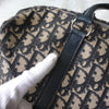 Dior Vintage Trotter 帆布迷你波士顿包（海军蓝）