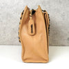 Chanel Coco Mark Lambskin Chain Tote Bag in Beige