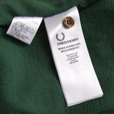 フレッドペリー ロゴ刺繍 半袖ポロシャツ グリーン - NEWSED