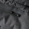 Donna Karan New York 灰色连帽棉服夹克