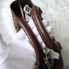 Celine Boogie Bag Leather Handbag Brown