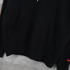 黑色 Nike 徽标刺绣连帽衫