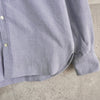 Maison Kitsune Tricolor Fox Oxford Shirt Long Sleeve Shirt Saxe Blue