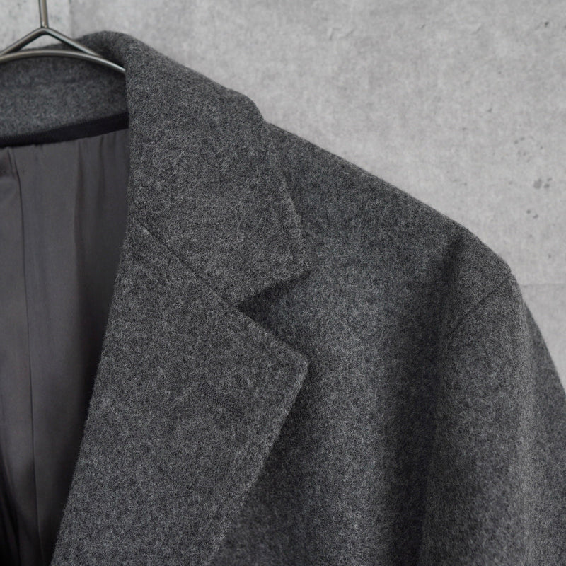 マヌエル リッツ シングル チェスターコート グレー - NEWSED