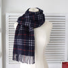 バーバリー マフラー カシミヤ ノバチェック ネイビー