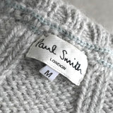 ポールスミス ケーブル編み アルパカ混紡 ニット グレー - NEWSED