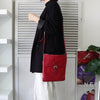 Loewe Anagram 皮革单肩包 Sacoche 红色
