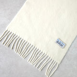 ヴィヴィアン ウエストウッド オーブ ウール マフラー アイボリー - NEWSED