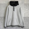 Supreme Logo 双色灰色连帽衫