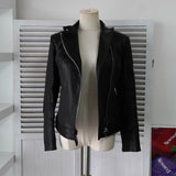 プラダ ダブル レザージャケット レディース ブラック - NEWSED