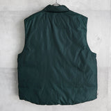 ポロ バイ ラルフローレン リバーシブル ダウンベスト スモールポニーロゴ 刺繍 ダークグリーン/ネイビー - NEWSED