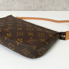 ルイ・ヴィトン モノグラム ポシェット アクセソワール レザー ハンドバッグ ワンショルダーバッグ ブラウン