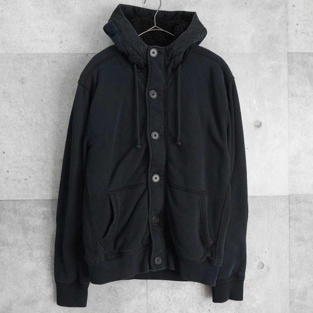 Polo Ralph Lauren Hooded Jacket Fleece Lined Boa Lined Hood Black