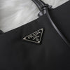 Prada Pocono Tessuto 黑色尼龙/皮革三角板托特包