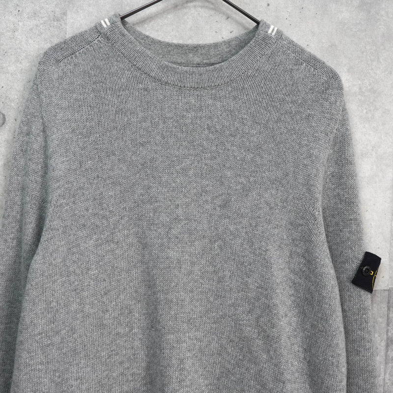 ストーン アイランド ウール ニット グレー - NEWSED