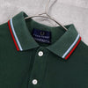 Fred Perry 绿色徽标刺绣短袖 Polo 衫
