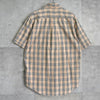 Burberry Vintage Nova 象牙白格纹短袖衬衫