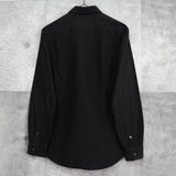 フレッドペリー ロゴ 長袖シャツ ブラック - NEWSED