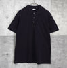 Loewe Anagram Embroidered Short Sleeve Polo Shirt in Navy