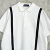 Fred Perry 徽标刺绣短袖 Polo 衫 白色/黑色