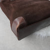 Old Gucci Sherry Line Suede and Leather Handbag in Brown