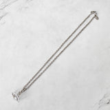 ヴィヴィアン ウエストウッド オーブロゴ シルバー ネックレス - NEWSED