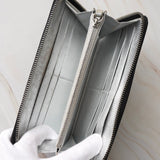 メゾン マルジェラ カレンダータグ 四つタグ レザー ラウンドジップ ロングウォレット 長財布 ブラック - NEWSED