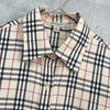 バーバリー ノバチェック柄 長袖シャツ レディース ベージュ