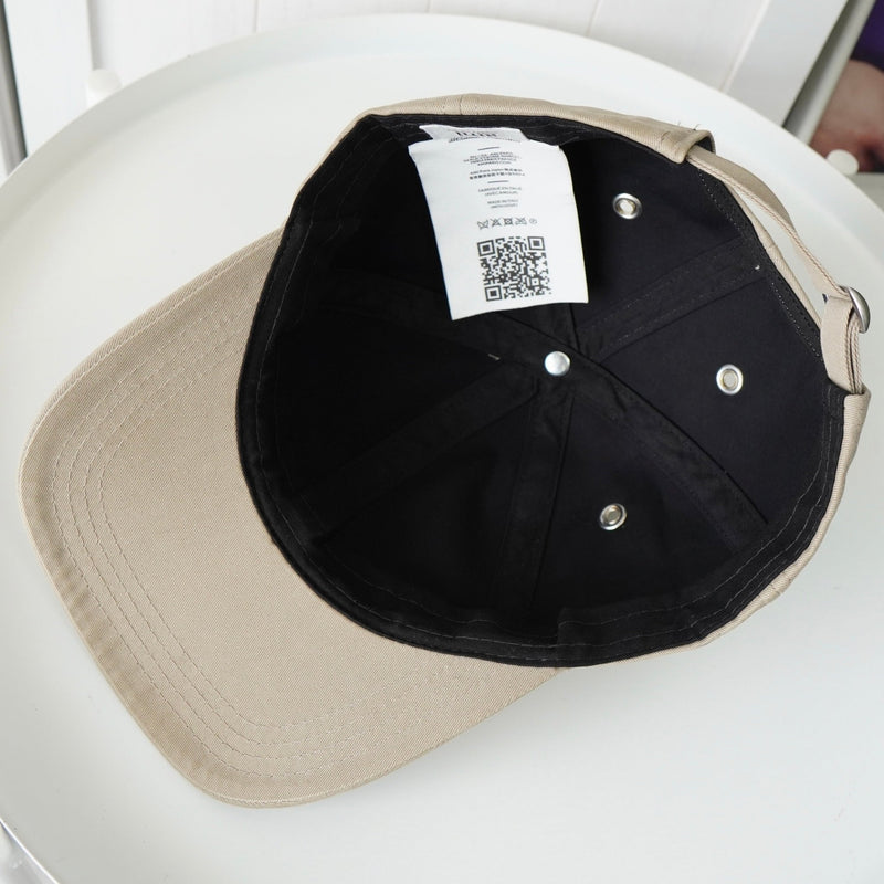 アミパリ アミ パリス ハートロゴ キャップ ベージュ - NEWSED