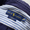Polo Ralph Lauren 徽标刺绣海军蓝长袖衬衫