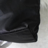 プラダ ポコノ テスート ナイロン レザー トートバッグ ブラック ギャランティーカード付き - NEWSED