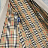 バーバリー ヴィンテージ ノバチェック裏地 ステンカラコート ベージュ - NEWSED