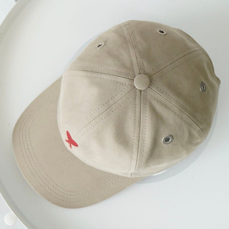 アミパリ アミ パリス ハートロゴ キャップ ベージュ - NEWSED