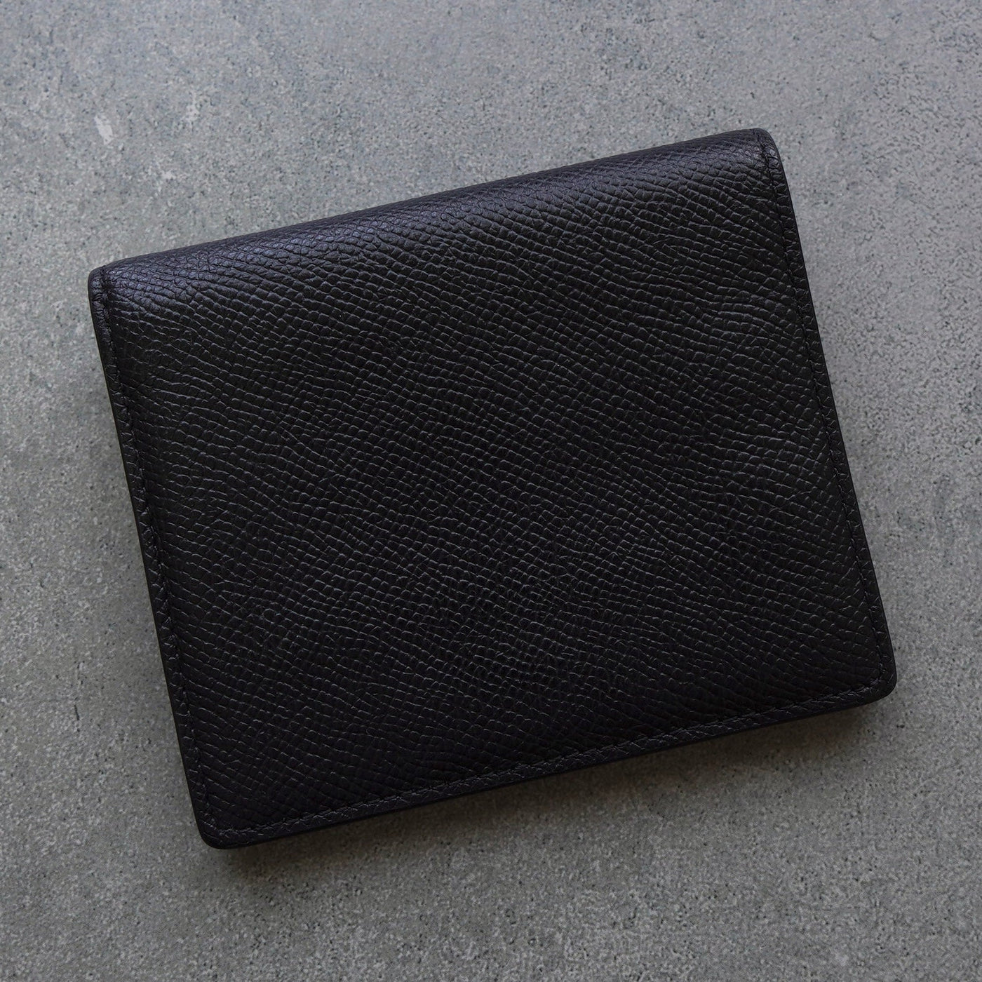 メゾン マルジェラ 四つタグ レザー 二つ折り財布 ブラック | ブランド